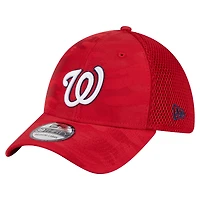 Casquette New Era 39THIRTY Flex rouge Washington Nationals pour homme