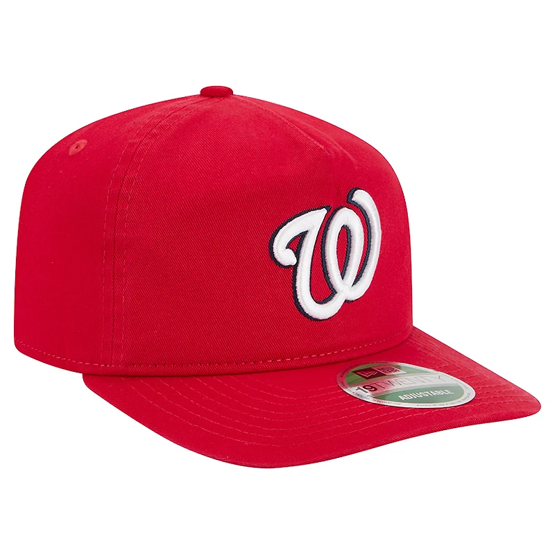Casquette ajustable 19TWENTY rouge New Era pour homme des Washington Nationals