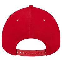 Casquette ajustable 9FORTY couleur A-Frame des Nationals de Washington New Era pour hommes, rouge