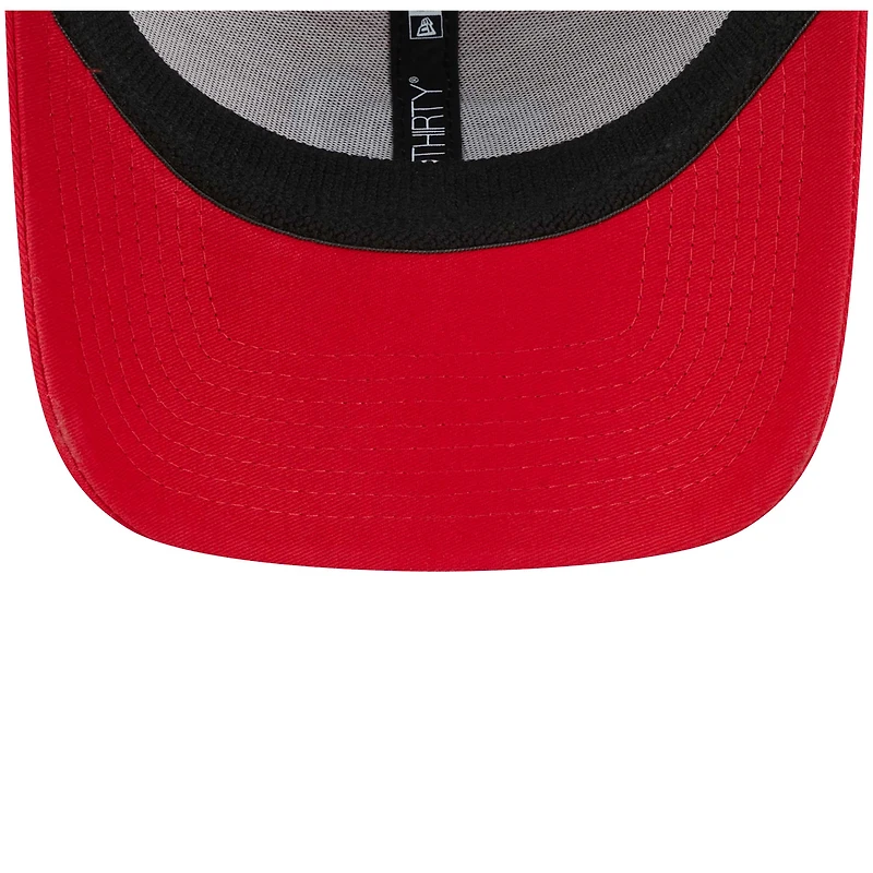 Men's New Era Red Washington Nationals Team Neo 39THIRTY Flex Hat
