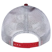 Casquette réglable rouge 9TWENTY Team Slick Trucker des Washington Nationals New Era pour hommes