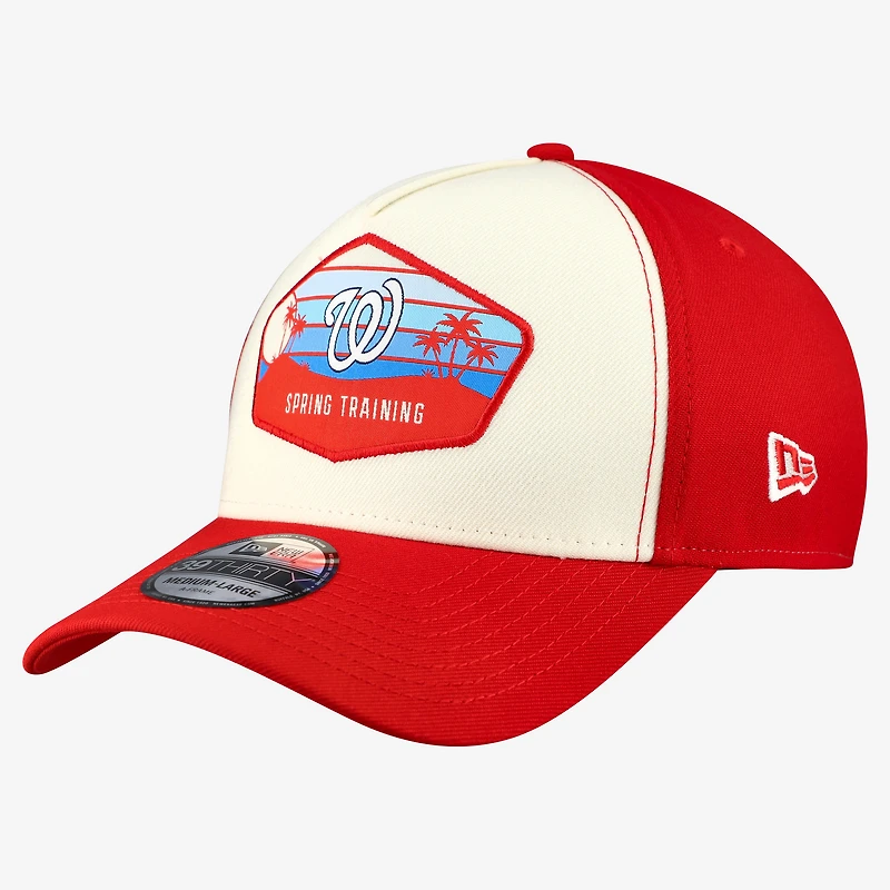 Casquette New Era Stone Washington Nationals 2026 Spring Training Fan Pack Gradient 39THIRTY Flex pour homme