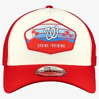 Men's New Era  Stone Washington Nationals 2026 Spring Training Fan Pack Gradient 39THIRTY Flex Hat