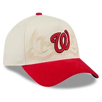 Casquette ajustable New Era Stone Washington Nationals Western Stitch 9FORTY pour homme