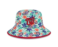 Men's New Era Washington Nationals Tropic Floral Bucket Hat