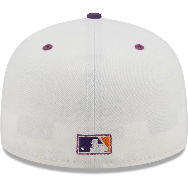Casquette ajustée 59FIFTY Grape Lolli pour homme New Era, blanc/violet Washington Nationals 2008 Park