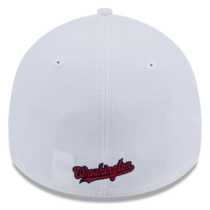 Men's New Era White Washington Nationals 39THIRTY Flex Hat