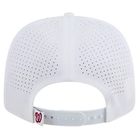 Men's New Era White Washington Nationals COOLERA 9SEVENTY Adjustable Hat