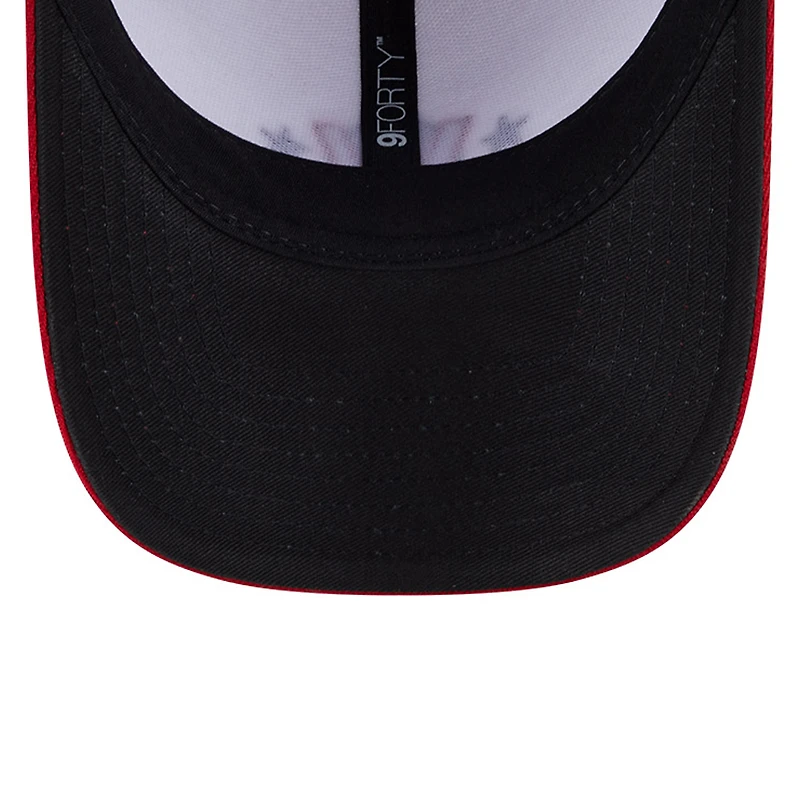 Casquette ajustable New Era 9FORTY pour homme, réplique de joueur des Washington Nationals, blanche