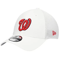 Casquette flexible REPREVE Neo 39THIRTY New Era pour hommes, Washington Nationals, blanche