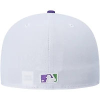 Men's New Era White Washington Nationals  Side Patch 59FIFTY Fitted Hat