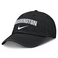 Casquette ajustable Nike noire Washington Nationals Primetime Club pour homme