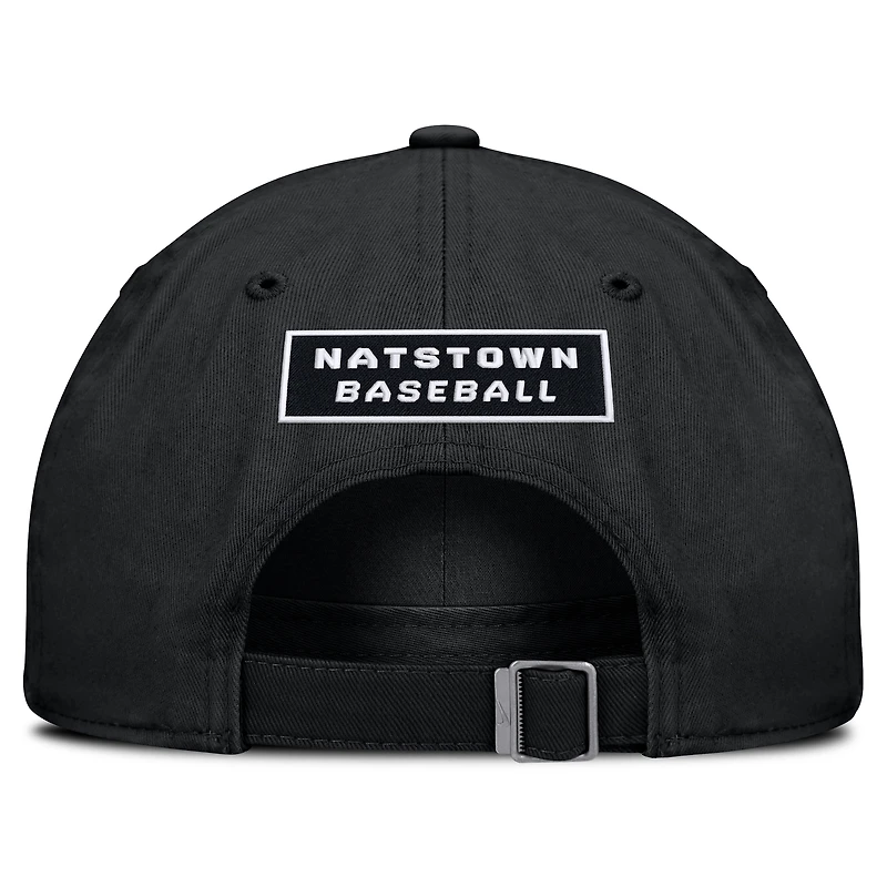 Men's Nike  Black Washington Nationals Primetime Club Adjustable Hat