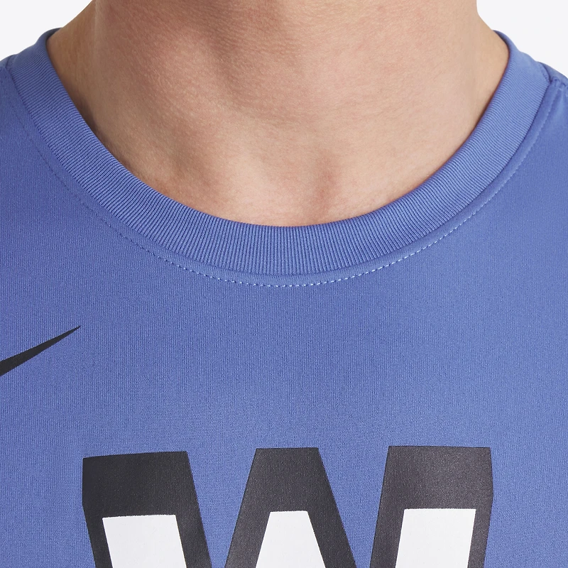 T-shirt à manches longues Nike bleu Washington Nationals 2025 City Connect Legend Dri-FIT pour homme