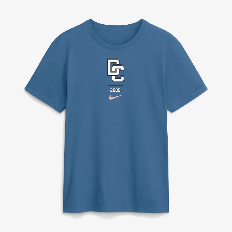 T-shirt Nike bleu Washington Nationals City Connect 2-Hit pour homme
