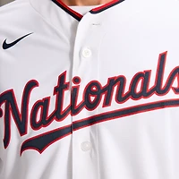 Men's Nike CJ Abrams White Washington Nationals Home Replica Jersey