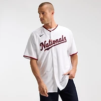 Men's Nike CJ Abrams White Washington Nationals Home Replica Jersey