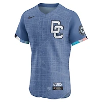 Men's Nike Dylan Crews Blue Washington Nationals 2025 City Connect Elite Player Jersey