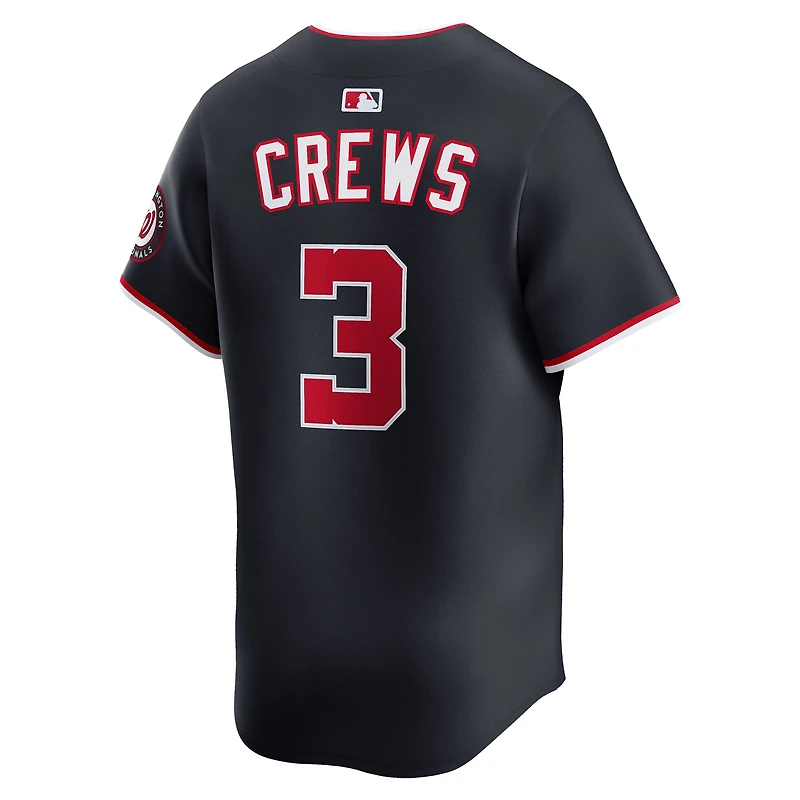 Men's Nike Dylan Crews Navy Washington Nationals Alternate Limited Jersey