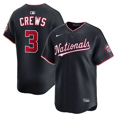 Men's Nike Dylan Crews Navy Washington Nationals Alternate Limited Jersey