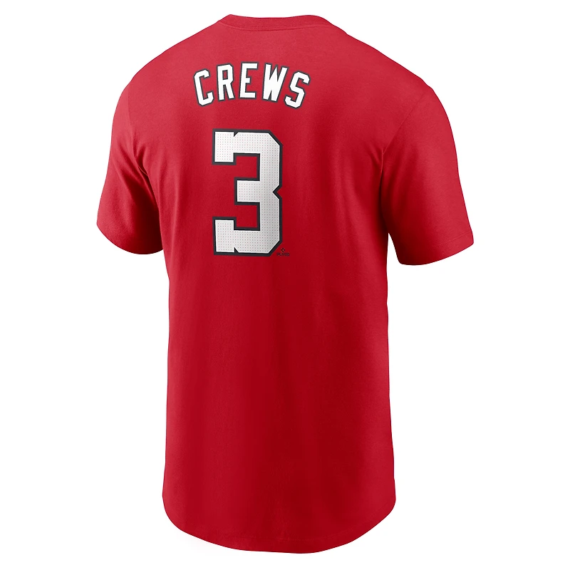 T-shirt Nike Dylan Crews pour homme avec nom et numéro Fuse des Washington Nationals rouge