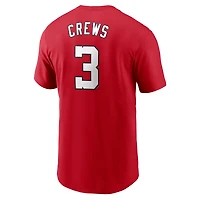 T-shirt Nike Dylan Crews pour homme avec nom et numéro Fuse des Washington Nationals rouge