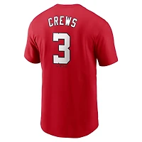 Men's Nike Dylan Crews Red Washington Nationals Fuse Name & Number T-Shirt
