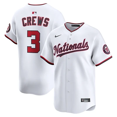 Maillot Nike Dylan Crews blanc pour homme des Washington Nationals, édition limitée