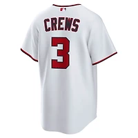 Maillot Nike Dylan Crews blanc pour homme, réplique domicile des Washington Nationals