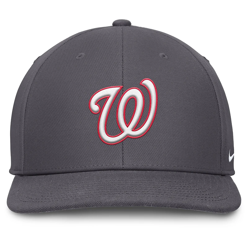 Men's Nike Gray Washington Nationals Pro Performance Snapback Hat