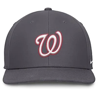 Men's Nike Gray Washington Nationals Pro Performance Snapback Hat