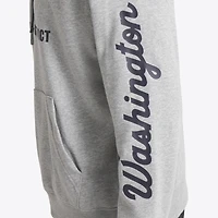 Men's Nike Heather Charcoal Washington Nationals 2025 City Connect French Terry Club Pullover Hoodie