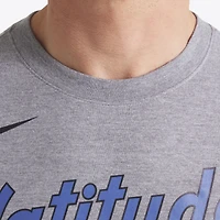 T-shirt Nike City Connect Tri-Blend pour homme, anthracite chiné, Washington Nationals 2025