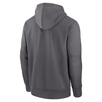 Sweat à capuche Nike City Connect Performance pour hommes, gris chiné, Washington Nationals Authentic Collection