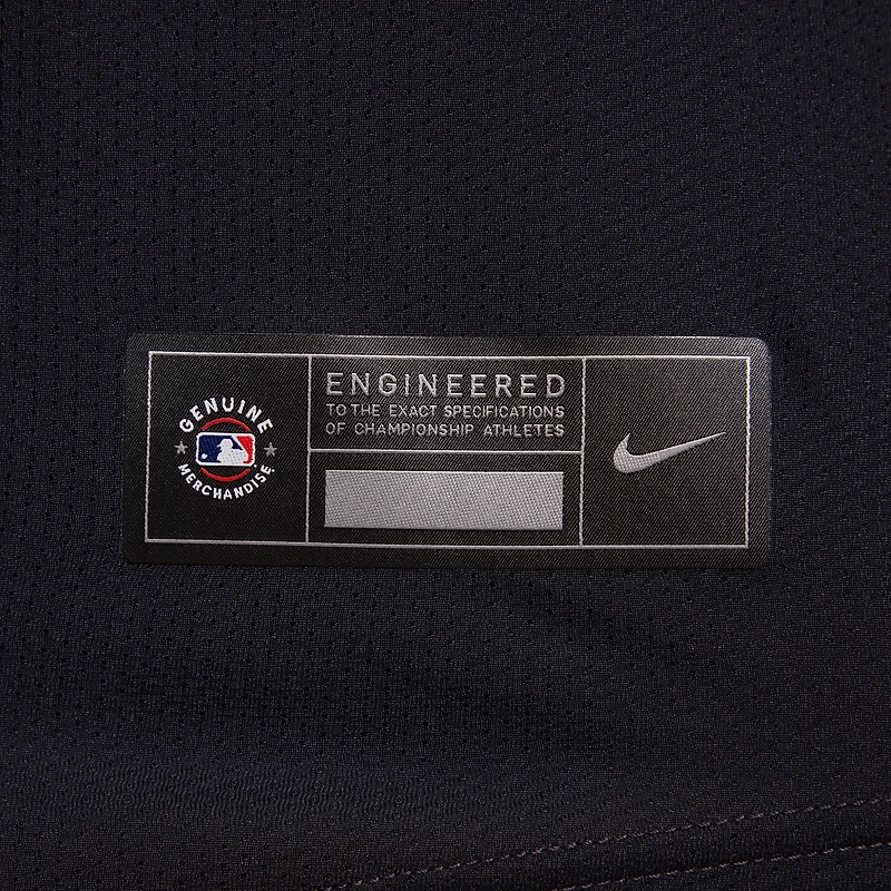 Maillot de joueur alternatif James Wood bleu marine des Washington Nationals pour homme, édition limitée