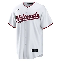 Men's Nike James Wood White Washington Nationals Home Replica Jersey