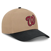 Men's Nike  Khaki/Black Washington Nationals Rise A-Frame Adjustable Hat