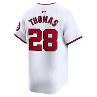 Men's Nike Lane Thomas White Washington Nationals Home Limited Player Jersey