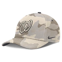 Casquette ajustable Nike Natural Washington Nationals Camo Pack Rise pour homme