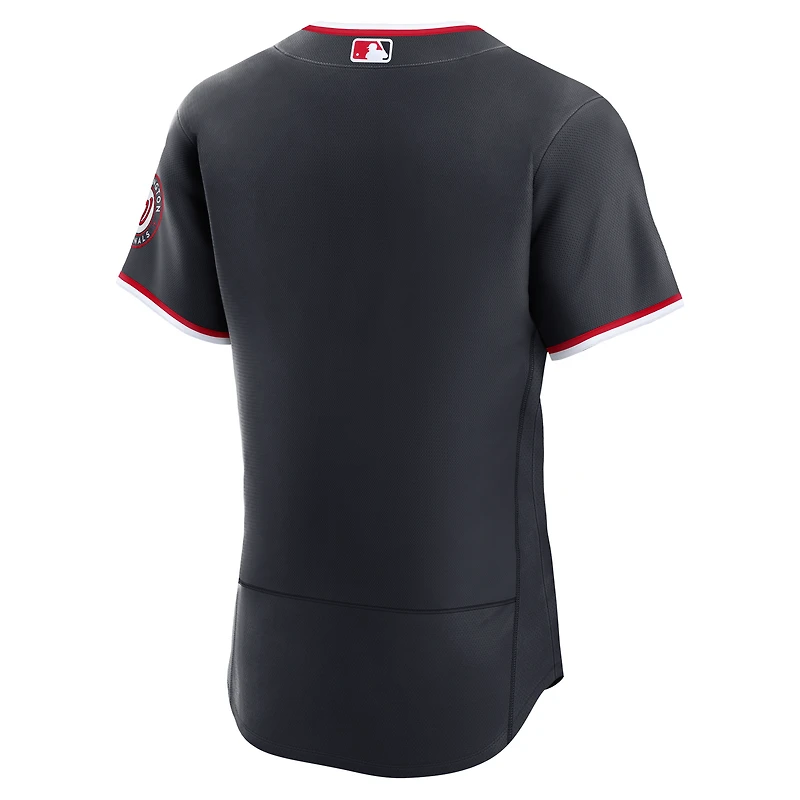 Maillot authentique domicile Nike blanc des Washington Nationals pour hommes