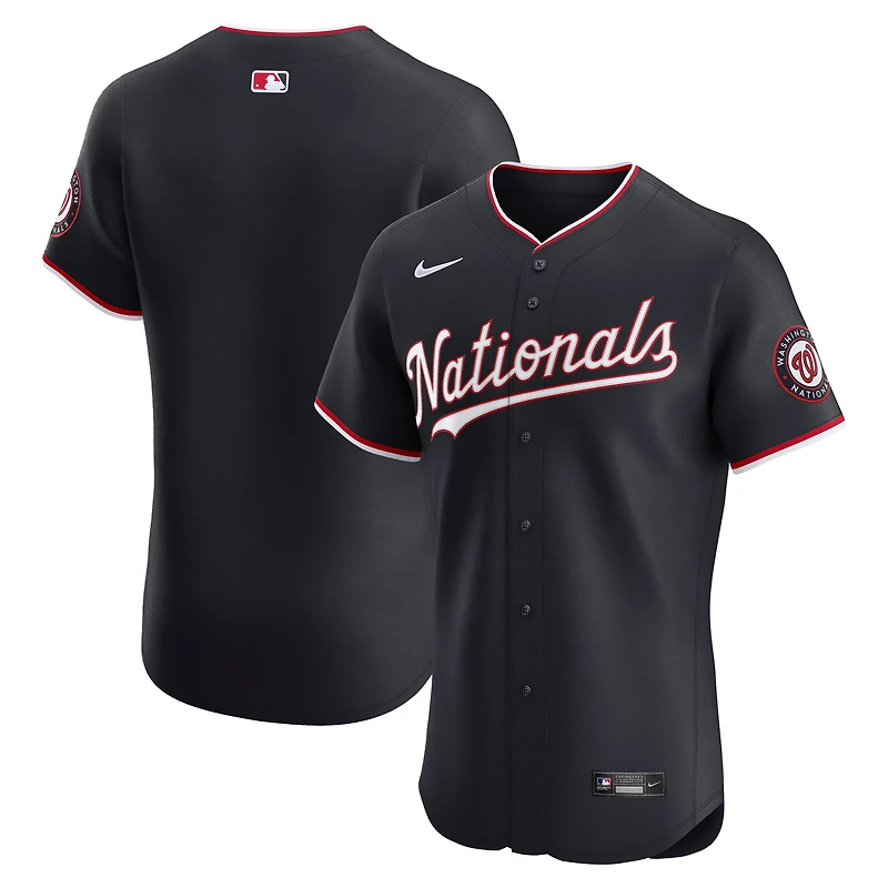Maillot Nike bleu marine Alternate Elite des Washington Nationals pour homme