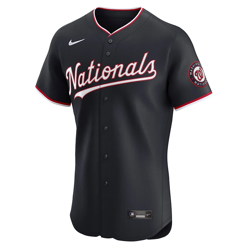 Maillot Nike bleu marine Alternate Elite des Washington Nationals pour homme