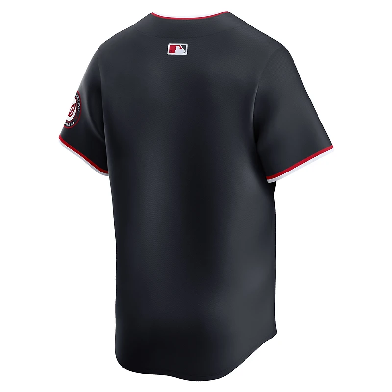 Maillot Nike Washington Nationals Alternate Limited pour homme bleu marine
