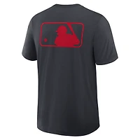 T-shirt Nike bleu marine Washington Nationals Authentic Collection Early Work Tri-Blend Dri-FIT pour homme
