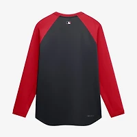Men's Nike Navy Washington Nationals Authentic Collection Raglan Dri-FIT Sweatshirt