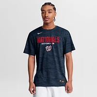 T-shirt Nike Velocity Dri-FIT Authentic Collection pour homme, bleu marine