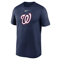 T-shirt Nike pour homme, bleu marine, Washington Nationals Big & Tall Logo Legend Performance