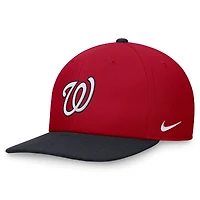 Men's Nike Red/Navy Washington Nationals Two-Tone Snapback Hat