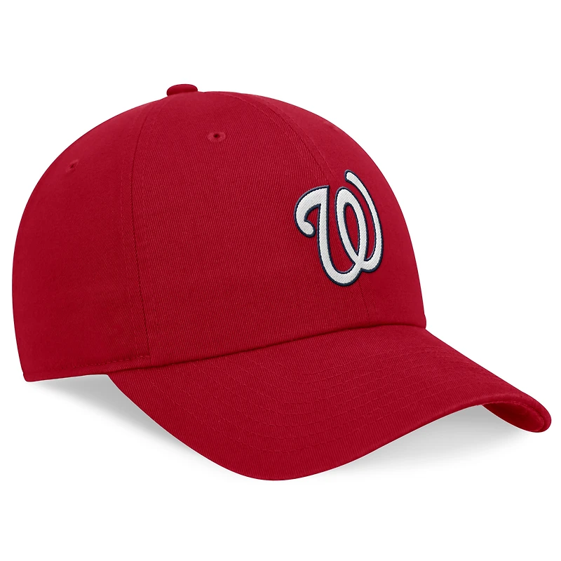 Casquette réglable Nike rouge Washington Nationals Club pour homme