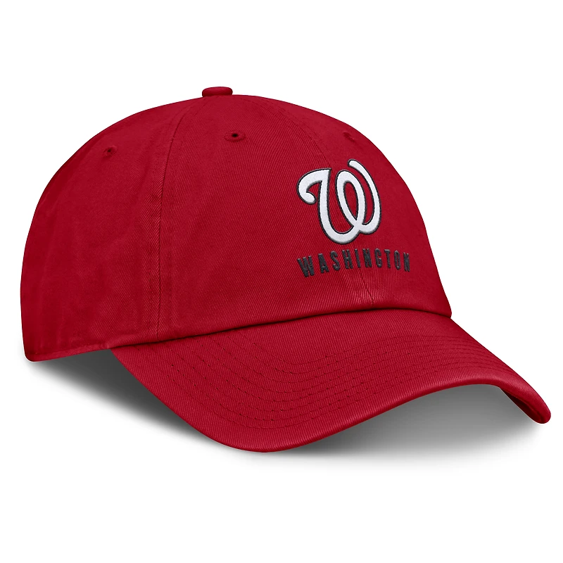 Men's Nike Red Washington Nationals Club Adjustable Hat